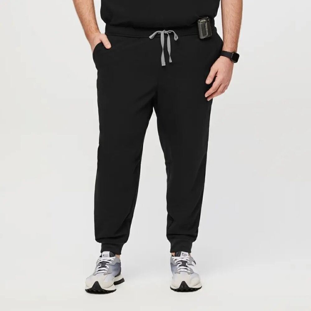 FIGS Men’s Regular Tansen Jogger 2.0 Scrub Pants in Black Size 2X